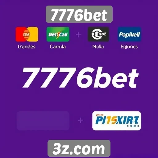 Opções de pagamento disponíveis na 7776bet