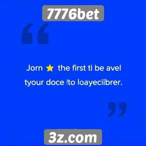 Opiniões de usuários sobre 7776bet